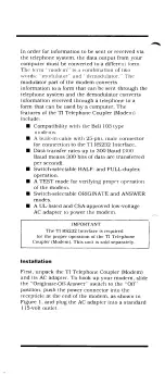 Предварительный просмотр 2 страницы Texas Instruments PHP1600 Manual