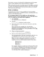 Preview for 10 page of Texas Instruments PocketMate 200 Quick Start Manual