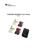 Texas Instruments PurePath CC85XXDK User Manual preview