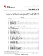 Texas Instruments PurePath Digital TAS5342DDV6EVM User Manual предпросмотр