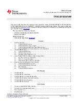 Texas Instruments PurePath TPA3251D2EVM User Manual предпросмотр