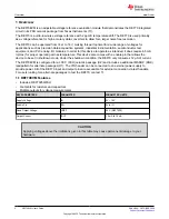 Предварительный просмотр 2 страницы Texas Instruments REF70EVM User Manual