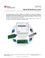 Texas Instruments RF430F5978EVM User Manual предпросмотр