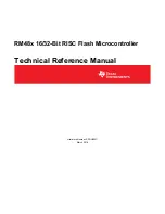 Preview for 1 page of Texas Instruments RM48 series Technical Reference Manual