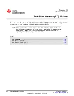 Preview for 430 page of Texas Instruments RM48 series Technical Reference Manual