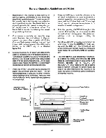 Preview for 8 page of Texas Instruments Silent 700 763 Operating Instructions Manual