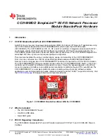 Предварительный просмотр 4 страницы Texas Instruments SimpleLink CC3100MOD User Manual