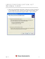 Предварительный просмотр 5 страницы Texas Instruments Stellaris LM3S3748 Read Me First