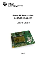 Preview for 1 page of Texas Instruments SWRU294 User Manual