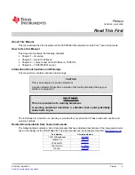 Preview for 5 page of Texas Instruments TA5704EVM User Manual