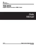 Предварительный просмотр 1 страницы Texas Instruments TAS3002 Data Manual