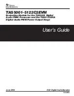 Texas Instruments TAS5001-5122C2EVM User Manual preview