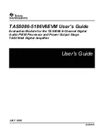 Texas Instruments TAS5086-5186V6EVM User Manual предпросмотр