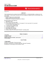 Предварительный просмотр 1 страницы Texas Instruments TAS6424E-Q1 User Manual