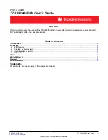 Предварительный просмотр 1 страницы Texas Instruments TCA39306 User Manual