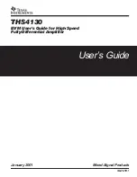 Texas Instruments THS4130 User Manual предпросмотр