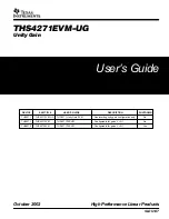 Texas Instruments THS4271EVM User Manual preview