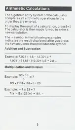 Preview for 5 page of Texas Instruments TI-1795 Quick Reference Manual