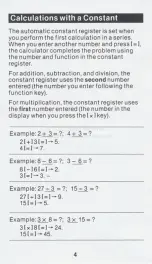 Preview for 6 page of Texas Instruments TI-1795 Quick Reference Manual