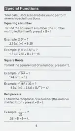 Preview for 7 page of Texas Instruments TI-1795 Quick Reference Manual