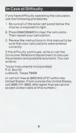 Preview for 11 page of Texas Instruments TI-1795 Quick Reference Manual