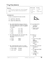 Preview for 14 page of Texas Instruments TI-30X - IIS Scientific Calculator Teachers Manual