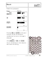 Preview for 35 page of Texas Instruments TI-30X - IIS Scientific Calculator Teachers Manual