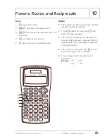 Preview for 65 page of Texas Instruments TI-30X - IIS Scientific Calculator Teachers Manual