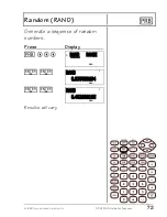 Preview for 76 page of Texas Instruments TI-30X - IIS Scientific Calculator Teachers Manual