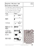 Preview for 99 page of Texas Instruments TI-30X - IIS Scientific Calculator Teachers Manual