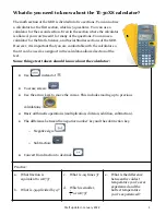 Предварительный просмотр 1 страницы Texas Instruments TI-30XS Multiview Quick Start Manual