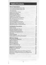 Preview for 4 page of Texas Instruments TI-31 Solar Quick Reference Manual