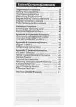 Preview for 5 page of Texas Instruments TI-31 Solar Quick Reference Manual