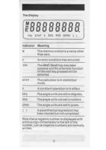 Предварительный просмотр 7 страницы Texas Instruments TI-31 Solar Quick Reference Manual