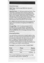 Preview for 9 page of Texas Instruments TI-31 Solar Quick Reference Manual