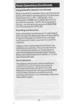 Preview for 12 page of Texas Instruments TI-31 Solar Quick Reference Manual