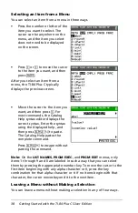 Предварительный просмотр 42 страницы Texas Instruments TI-84 Plus C Getting Started