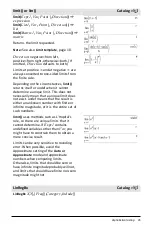 Preview for 95 page of Texas Instruments TI-Nspire CAS Reference Manual