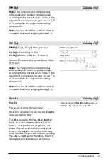 Preview for 129 page of Texas Instruments TI-Nspire CAS Reference Manual