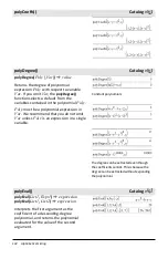 Preview for 132 page of Texas Instruments TI-Nspire CAS Reference Manual