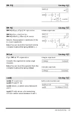 Предварительный просмотр 141 страницы Texas Instruments TI-Nspire CAS Reference Manual