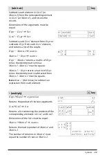 Preview for 207 page of Texas Instruments TI-Nspire CAS Reference Manual