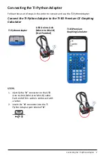 Предварительный просмотр 5 страницы Texas Instruments TI-Python Adapter Manual