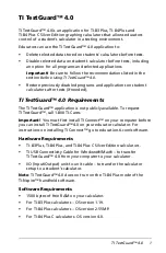 Предварительный просмотр 5 страницы Texas Instruments TI TestGuard 4.0 Manual Book