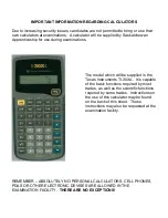 Preview for 2 page of Texas Instruments TI30XA - Scientific Calculator Instructions