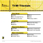 Texas Instruments Titanium TI-89 User Manual preview