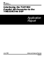 Texas Instruments TLV1562 Application Report preview