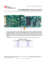 Texas Instruments TLV2553EVM Manual предпросмотр