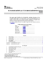 Texas Instruments TLV320AIC32EVM User Manual preview