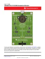 Texas Instruments TMAG5110 User Manual предпросмотр